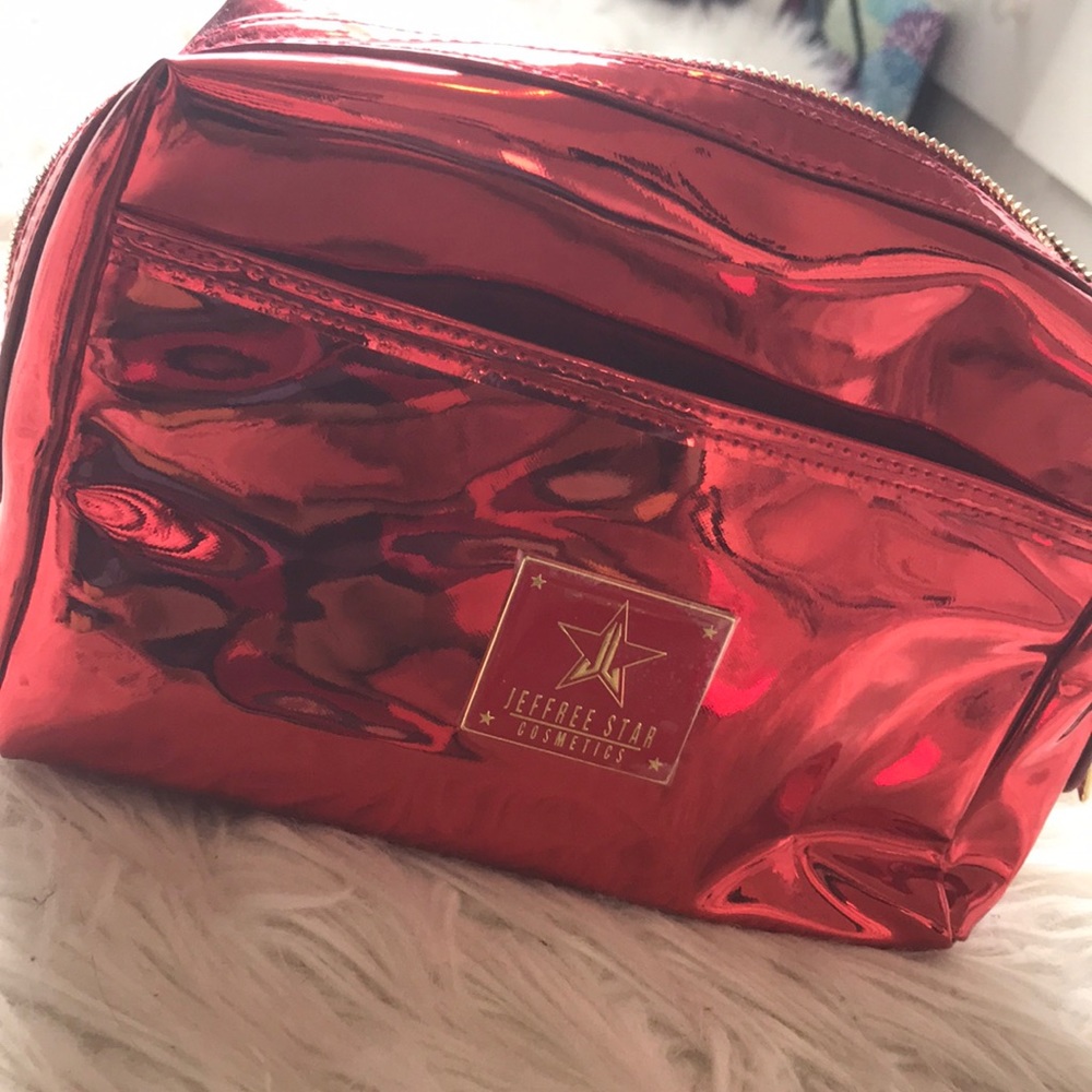 jsc red makeup bag